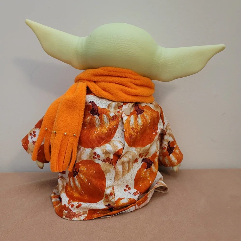 2pc. Fall Pumpkin Outfit & Scarf set for 11